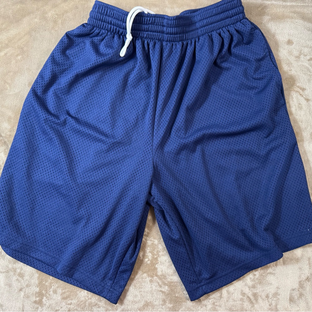 bcg Blue Athletic Shorts with Elastic Waistband
